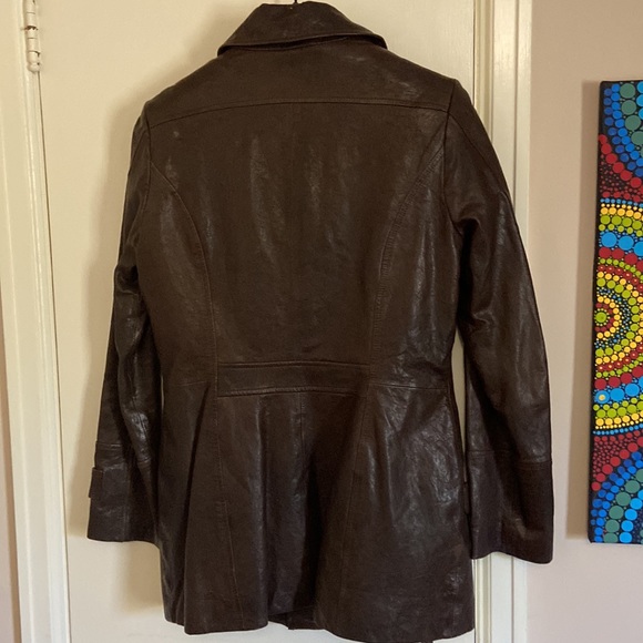 Vintage Danier 3/4 length (zip out lining) leather coat - Picture 3 of 11